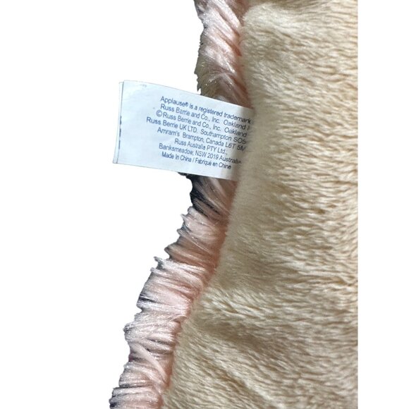 Applause Russ‎ Perkey Pig Plush Stuffed Animal Toy 12 X 8 - Picture 4 of 5